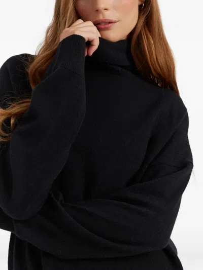 Chinti & Parker Roll-neck Sweater In Black