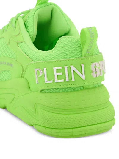 Plein Sport Track-king Gen.x.05 Logo-plaque Trainers In Green