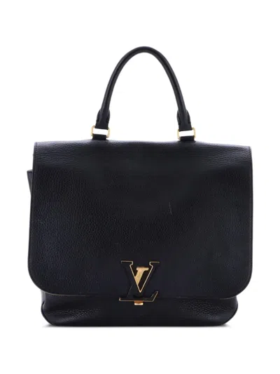 Pre-owned Louis Vuitton Volta Nm Bag Leather Satchel In Black