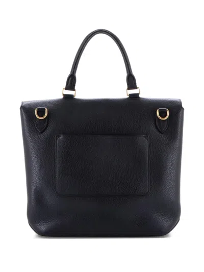 Pre-owned Louis Vuitton Volta Nm Bag Leather Satchel In Black