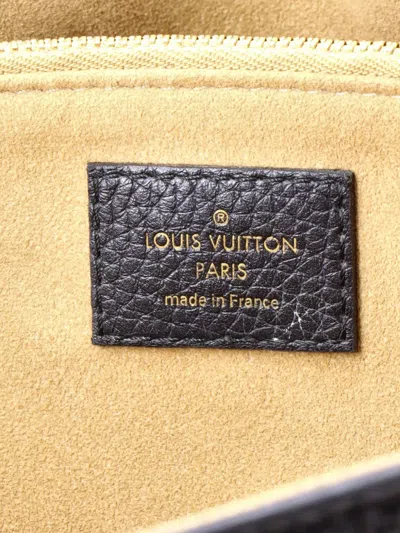Pre-owned Louis Vuitton Volta Nm Bag Leather Satchel In Black