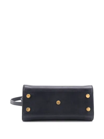 Pre-owned Saint Laurent Sac De Jour Nm Bag Leather Nano Tote Bag In Blue