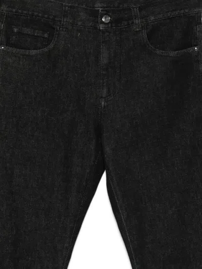 Canali Five-pocket Jeans In Black