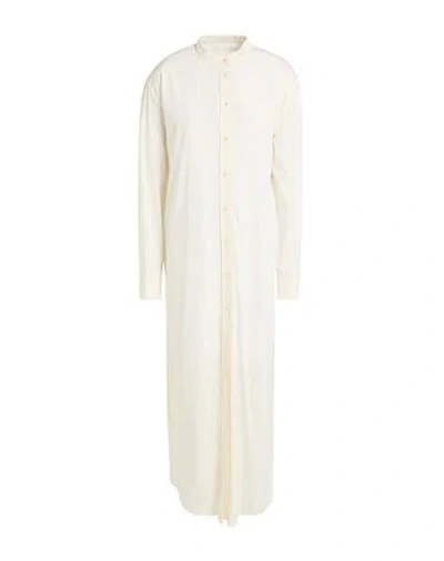 Jil Sander + Woman Maxi Dress Ivory Size 0 Cotton In Neutral