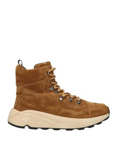 Officine Creative Italia Woman Ankle Boots Camel Size 7 Leather In Brown