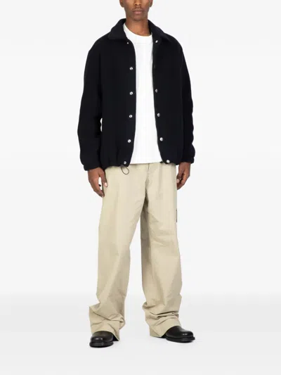 Grifoni Press-stud Fastening Jacket In Black