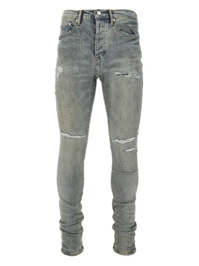 Purple Brand P001 Distressed Jeans In Blue