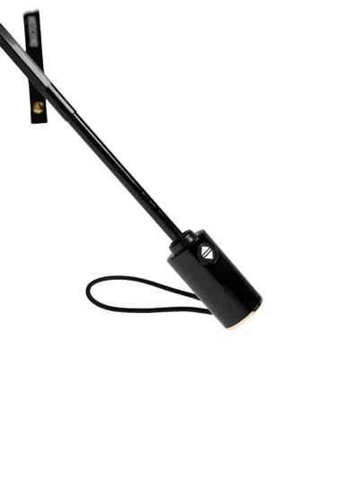 Moschino Smiley Face-print Umbrella In Brown