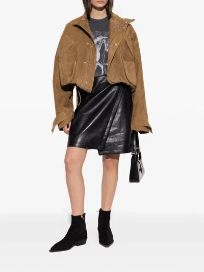 Anine Bing 45mm Pointed-toe Boots In Black