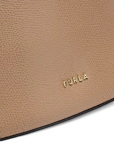 Furla Roxie Pendant Bucket Bag In Brown