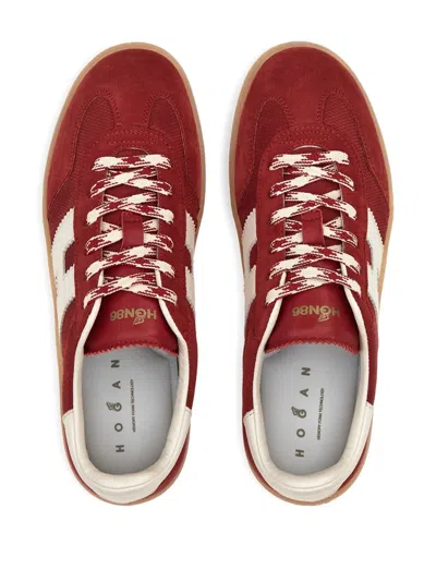 Hogan Cool Suede Sneakers In Red