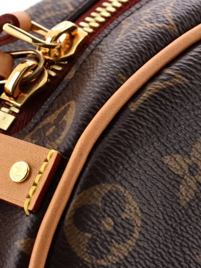 Pre-owned Louis Vuitton Boite Chapeau Souple Bag Monogram Canvas Pm Crossbody Bag In Brown