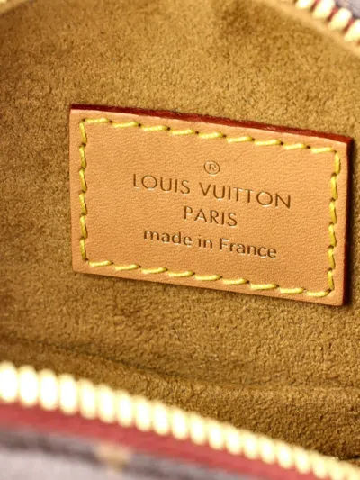 Pre-owned Louis Vuitton Boite Chapeau Souple Bag Monogram Canvas Pm Crossbody Bag In Brown