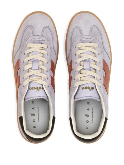 Hogan Cool Suede Sneakers In Purple