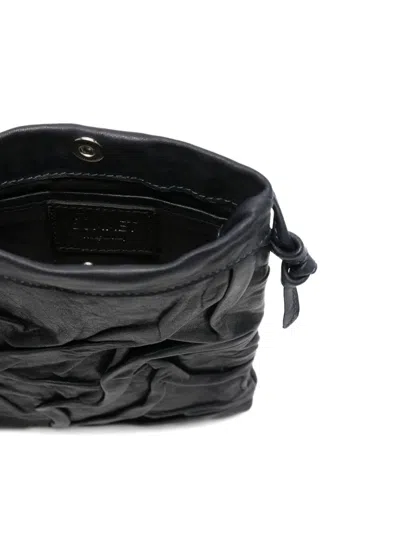 Sommet Palomaplum Ruched Cross Body Bag In Black