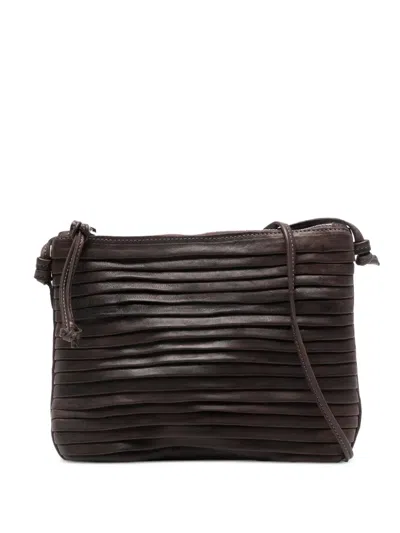 Sommet Countryrow Ruffled Cross Body Bag In Brown