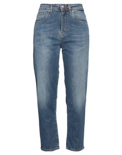 Liu •jo Woman Jeans Blue Size 30 Cotton, Elastane In Blue