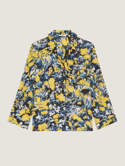 Givenchy Chemise De Pyjama En Viscose À Imprimé Floral In Multi