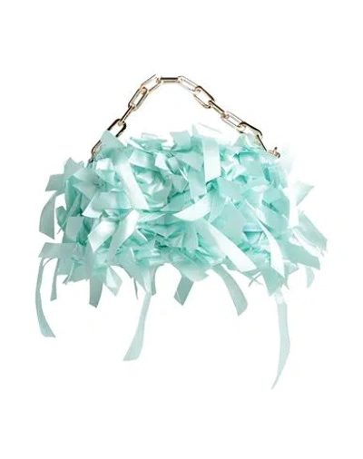 La Carrie Woman Handbag Turquoise Size - Textile Fibers In Blue