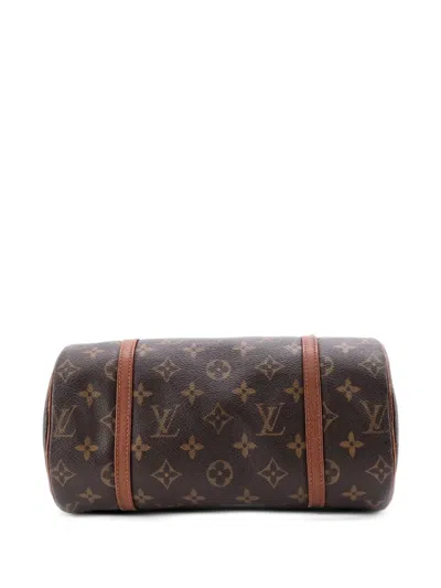 Pre-owned Louis Vuitton Papillon Handbag Monogram Canvas 26 Satchel In Brown