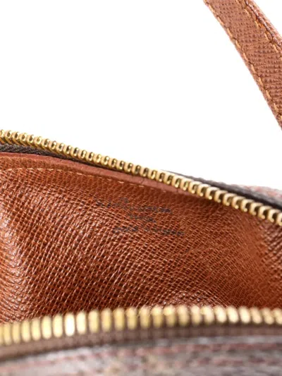 Pre-owned Louis Vuitton Papillon Handbag Monogram Canvas 26 Satchel In Brown