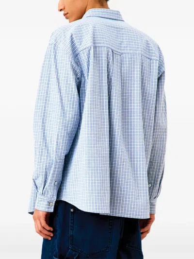 Coor Check-pattern Shirt In Blue