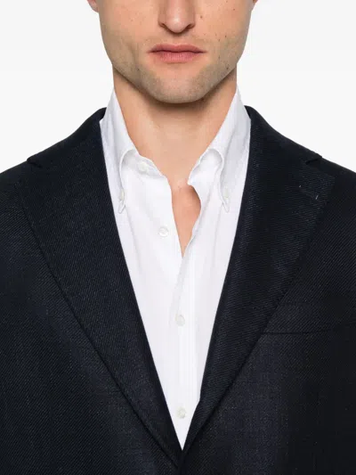 Eleventy Single-breasted Suit In Blue