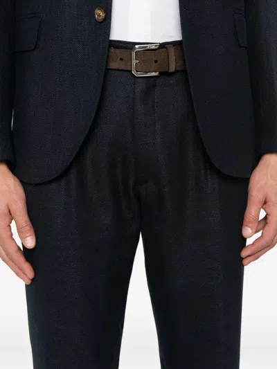 Eleventy Single-breasted Suit In Blue