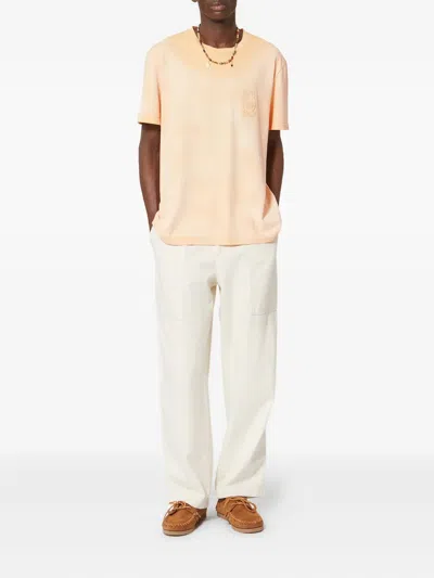 Isabel Marant Honore Logo-embroidered T-shirt In Neutral