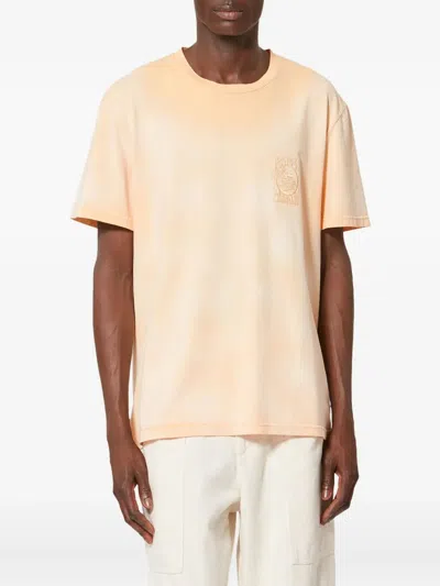 Isabel Marant Honore Logo-embroidered T-shirt In Neutral