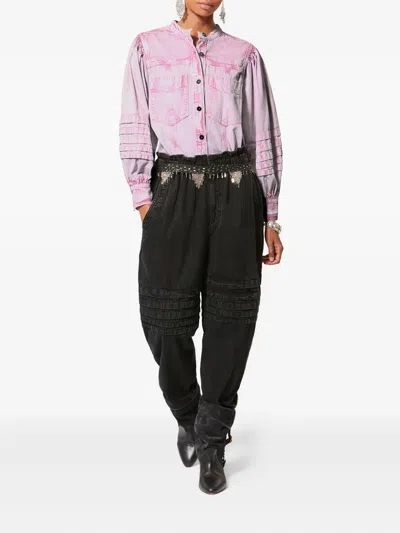 Isabel Marant Étoile Mileda Patch-pocket Shirt In Pink
