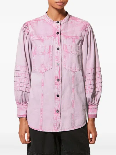 Isabel Marant Étoile Mileda Patch-pocket Shirt In Pink