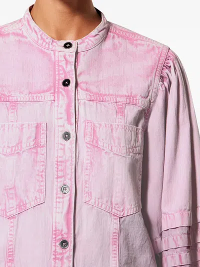 Isabel Marant Étoile Mileda Patch-pocket Shirt In Pink