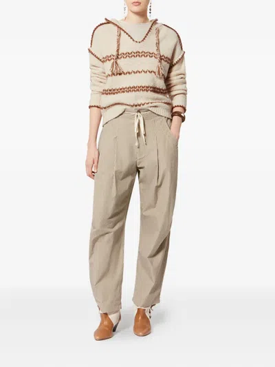Isabel Marant Étoile Romera Hooded Pullover In Neutral