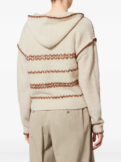 Isabel Marant Étoile Romera Hooded Pullover In Neutral