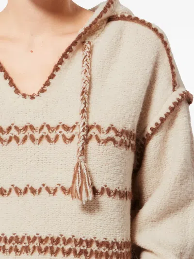 Isabel Marant Étoile Romera Hooded Pullover In Neutral