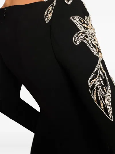 Jenny Packham Slipper Orchid Dress In Black