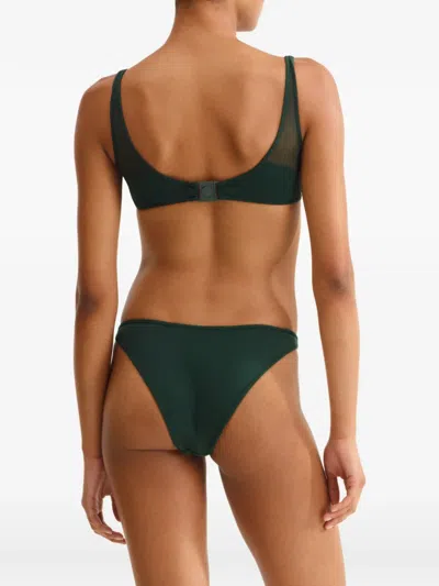 Eres Ultime High-cut Bikini Briefs In Green