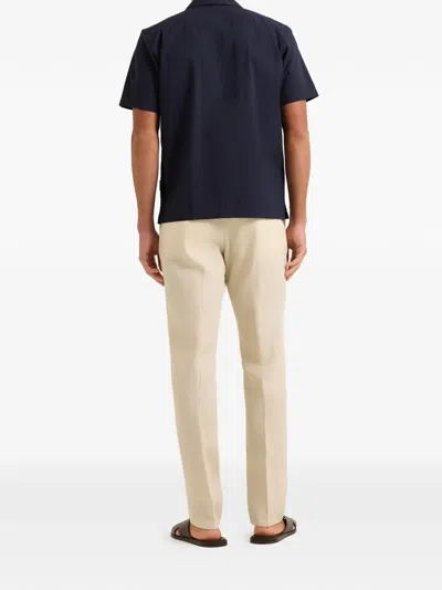 Orlebar Brown Maitan Cotton Shirt In Black