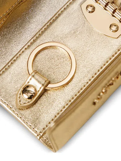 Twinset Metallic Keyring In Gold