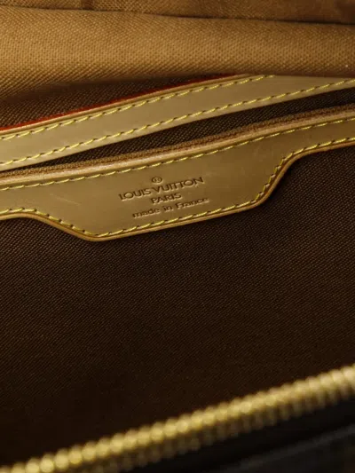 Pre-owned Louis Vuitton Carryall Handbag Monogram Canvas Satchel In Brown