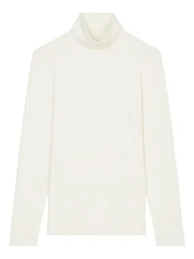 Marc O'polo High-neck Long-sleeve Top In White