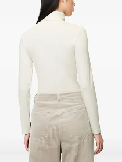 Marc O'polo High-neck Long-sleeve Top In White