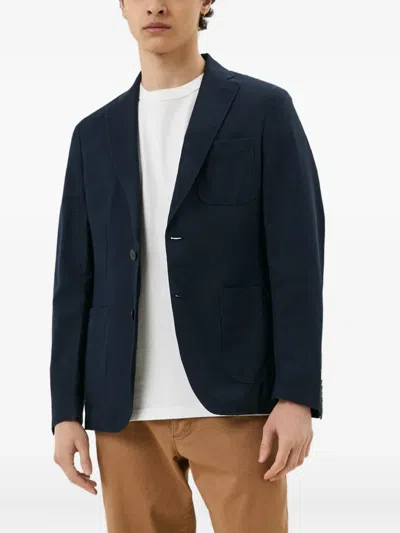 Marc O'polo Single-breasted Blazer In Blue