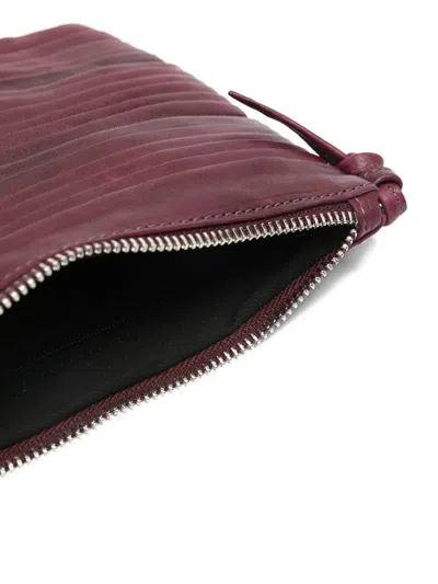 Sommet Countryrow Pleated Cross Body Bag In Red