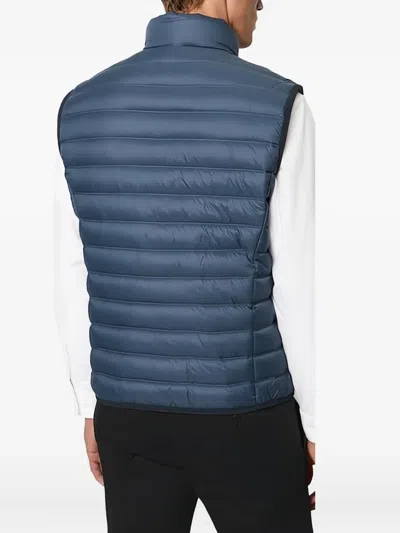 Marc O'polo Quilted Sleeveless Gilet In Blue