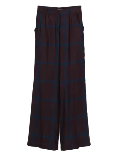 Gianluca Capannolo Geometric Trousers In Purple