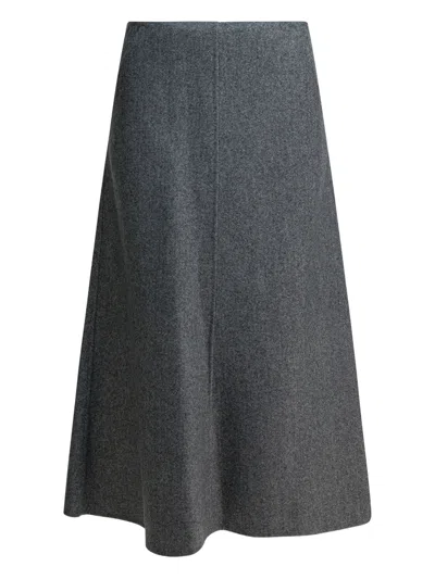 R2w A-line Skirt In Gray