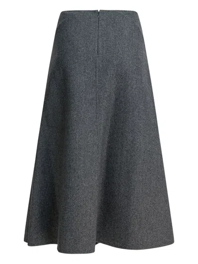 R2w A-line Skirt In Gray