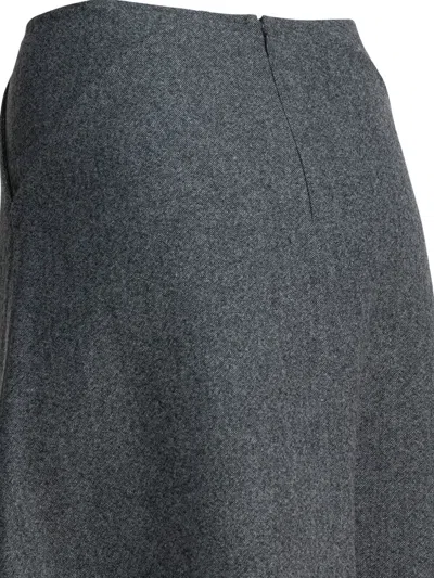 R2w A-line Skirt In Gray